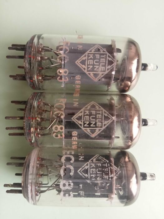 NOS Telefunken ECC83 ( 62-67 ) e Tube Tester Micronta