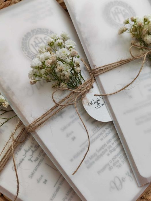 Zaproszenia- Aleksandra i Wojciech