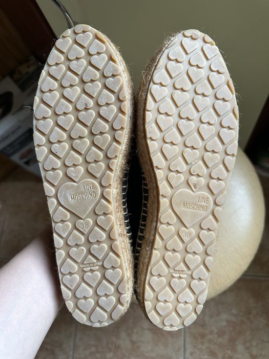 Espadryle love moschino
