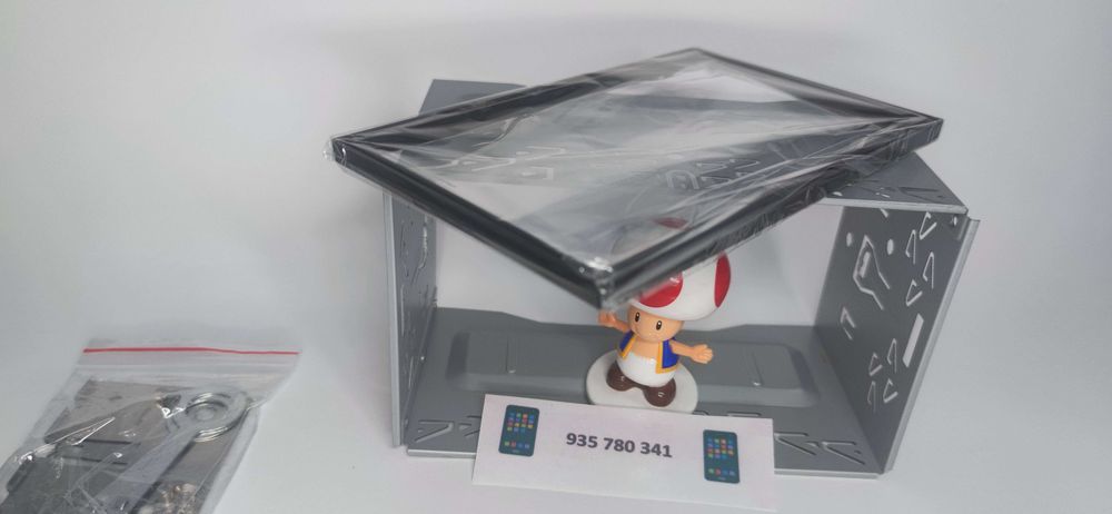 kit fixação para rádio 2 din Moldura Metálica + ARO 2 DIN