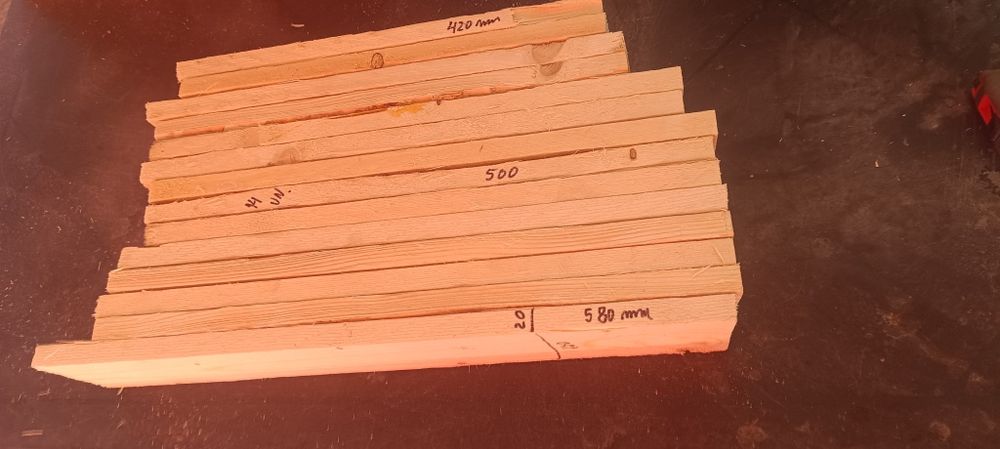 Tábuas de pinho 500x100x20 novas 15 uni