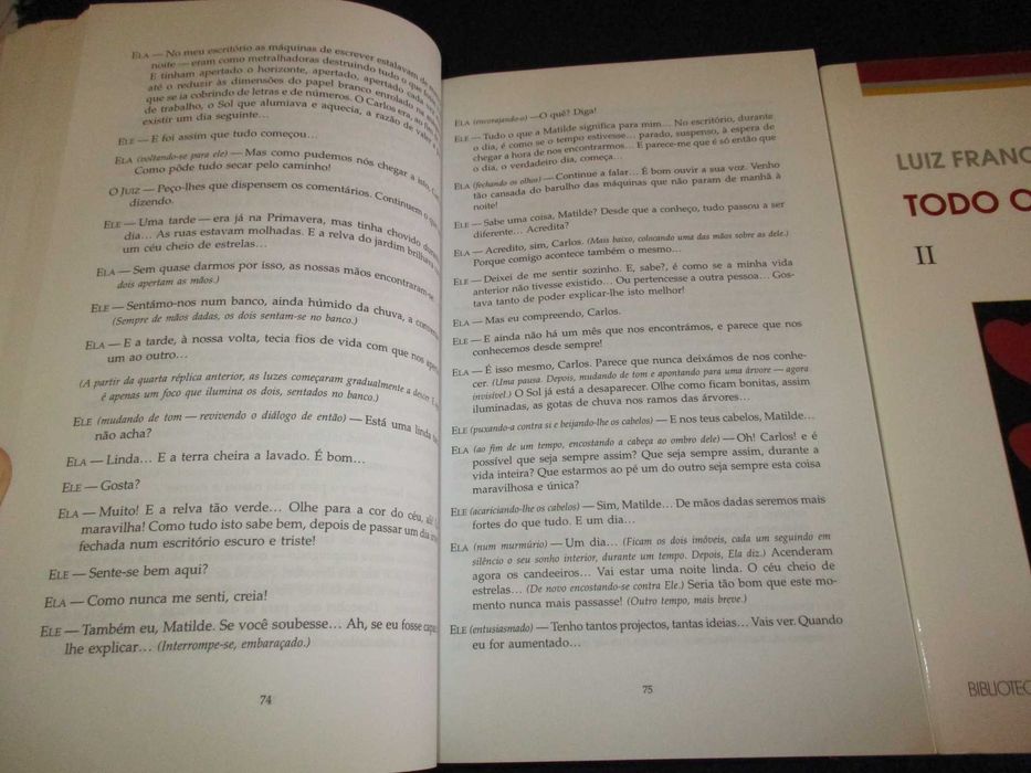 Livros Todo o Teatro I e II Luiz Francisco Rebello