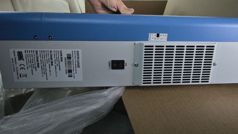 Інвертор ANENJI 6.2kW 48V Гібридний інвертор для будинку сонячний