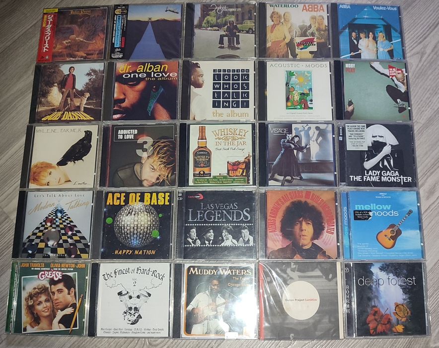 Фирменные CD ZZ Top,Kiss,M.Jackson,Visage,Prodigy,Nirvana,Wyclef Jean