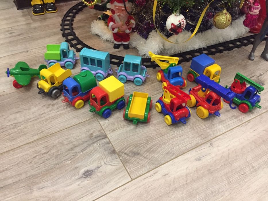 Залізнична колія дорога з машинками wader трек