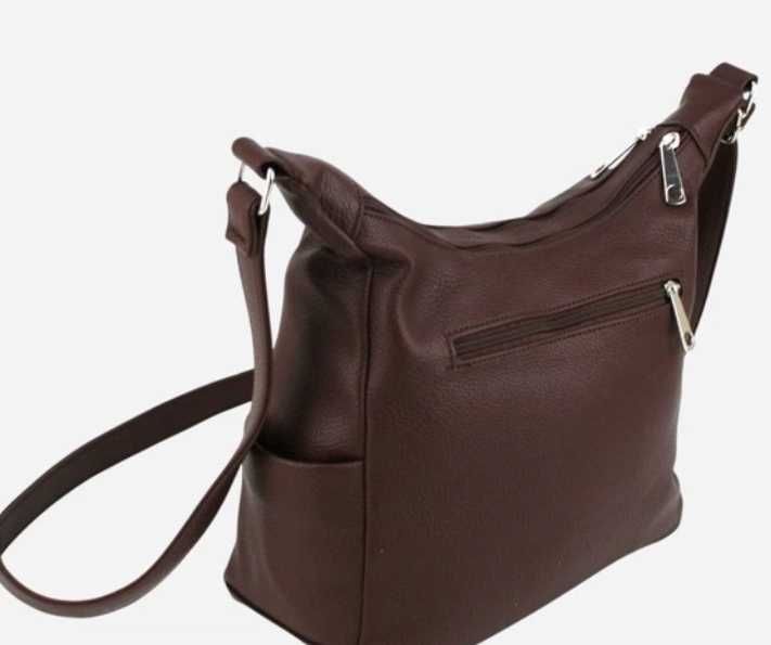 Сумка хобо, коричневий