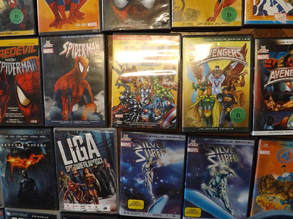 Batman marvel ironman goblin komiksy dvd filmy bajki