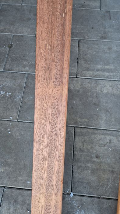 Listwa przypodłogowa Merbau egzotyk Lakierowana Surowa 10 cm 24mb