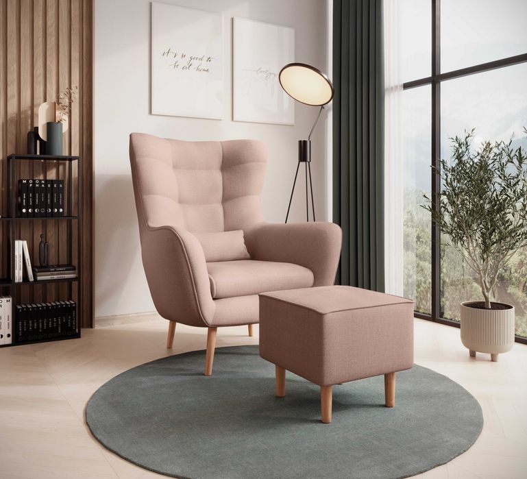 Fotel DONAT/Wersja PREMIUM/Kolory do wyboru/Możliwy podnóżek