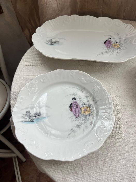 Serviço de jantar Vista Alegre N32 modelo japones Otaru