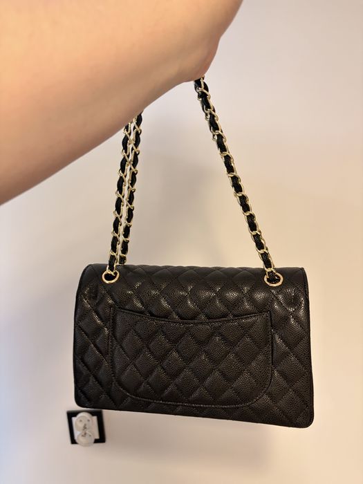 Chanel caviar skóra naturalna torebka
