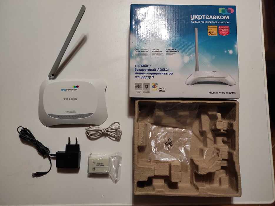 Модем, роутер, ADSL-маршрутизатор TD-W8901N