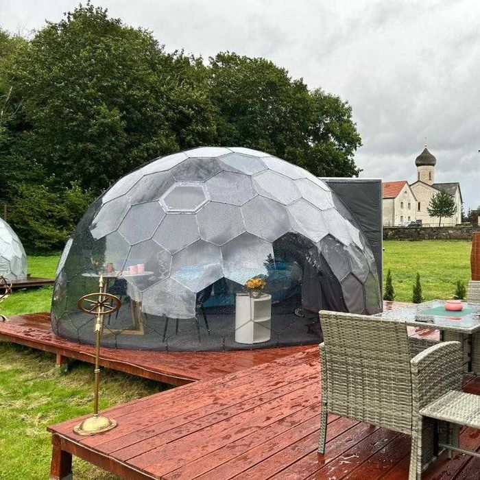 Kopuła, zadaszenie basenu, dach na basen, osłona jacuzzi, ogród zimowy