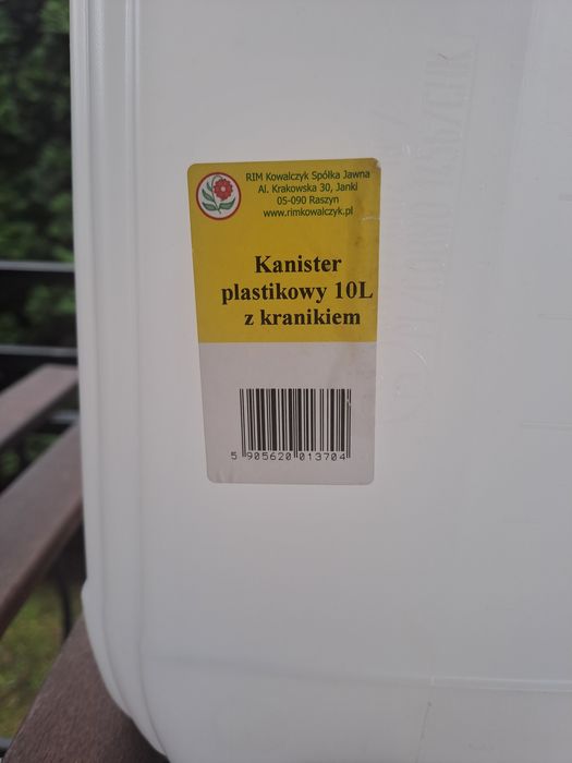 Bańka z Kranikiem na Wodę 10L NOWA