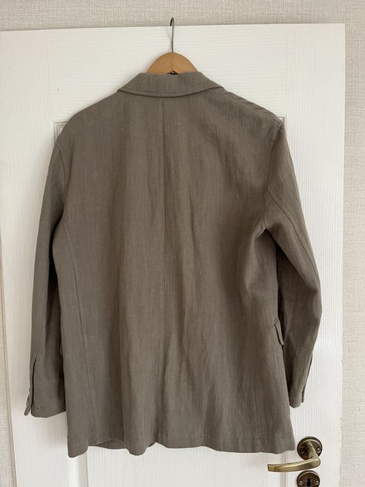 Marynarka lniana len Zara