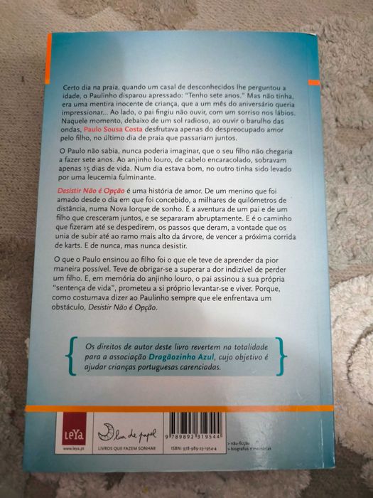 Livro Desistir Não é Opção