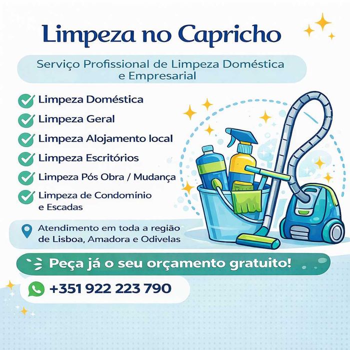 Serviço de Limpeza Domestica e Comercial