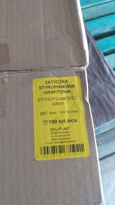 Zaslepki do styropianu grafit