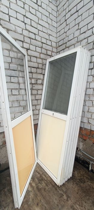 Металопластикові ПВХ перегородки б/в (6 шт.) — 210х80 см