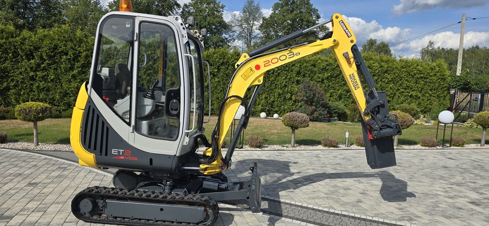 Minikoparka Wacker Neuson 2.2t VDS Long Ramie Mocna koparka