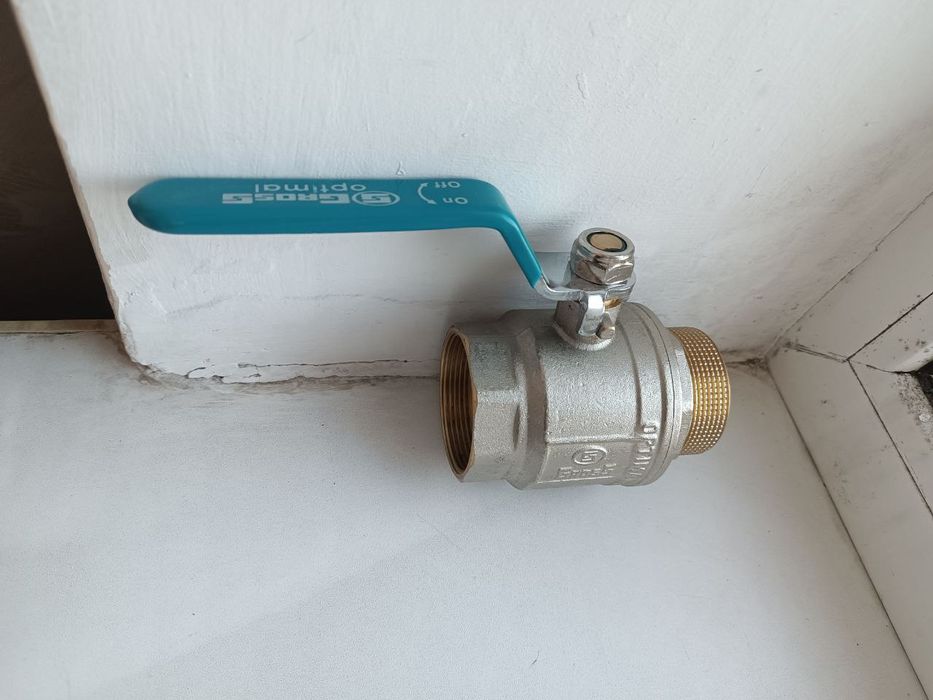 Кран кульовий Gross Ду 2" В-3 латунь DN50 PN30