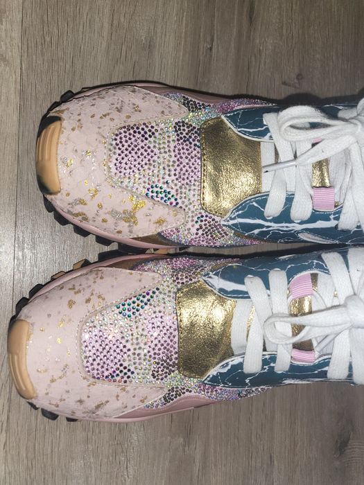 Ténis Exé Rosa brilhantes