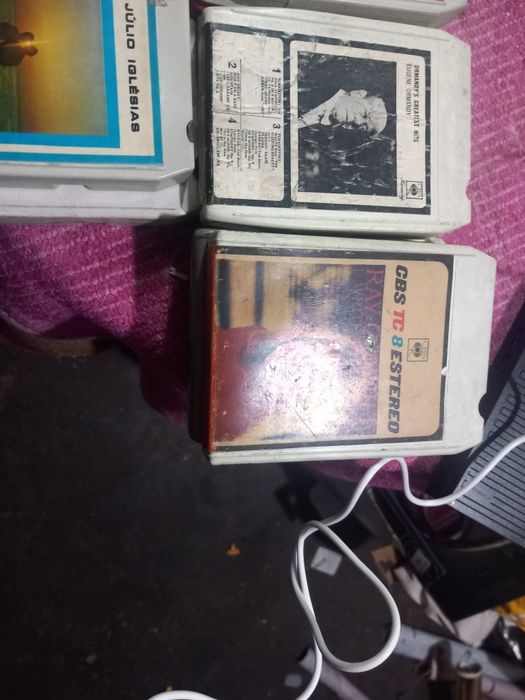 Lote cassetes de 8 faixas