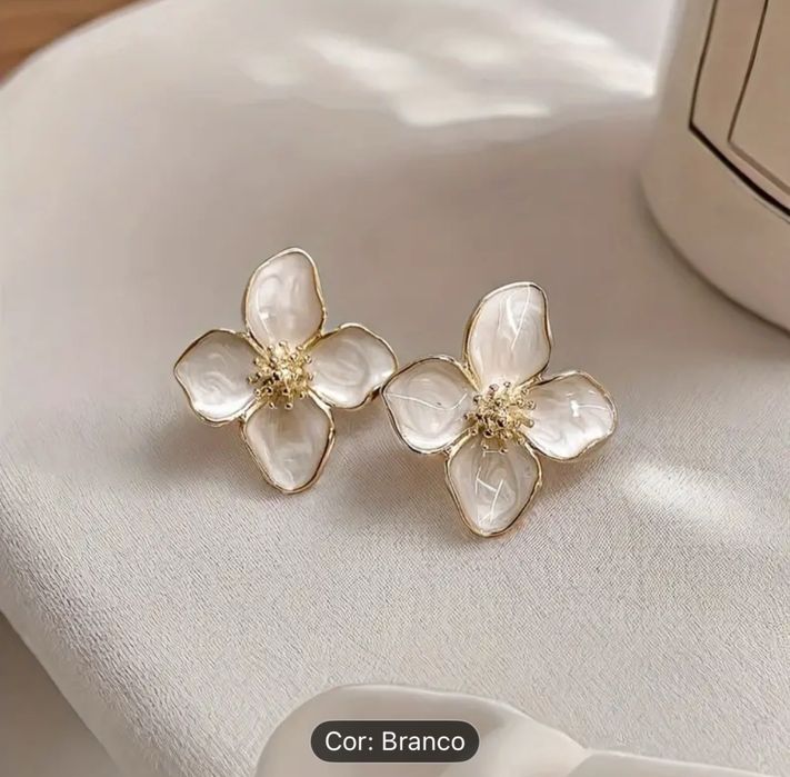 Brincos em aço inoxidável