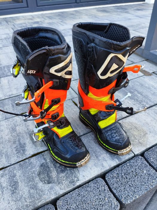 Buty na crossa/enduro Acerbis X-Rock czarno-pomarańczowe