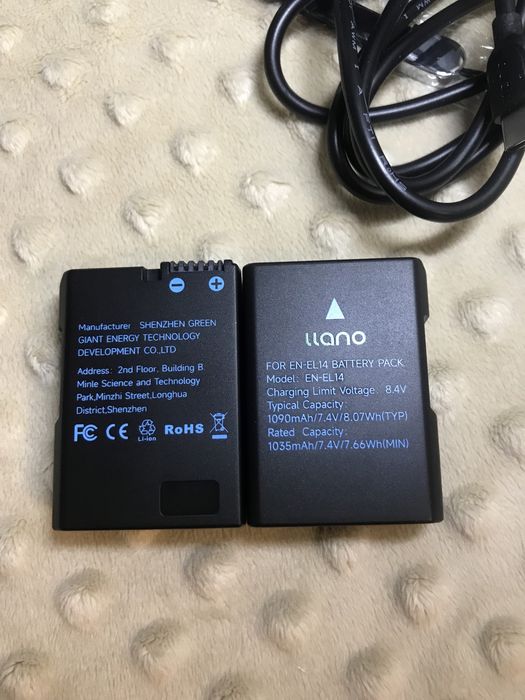 Зарядка для акумуляторів камер Canon , llano 18W, подвійний