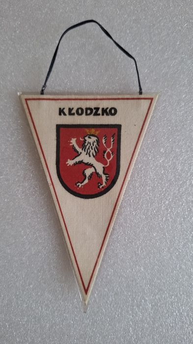Mini proporczyk  Kłodzko PRL