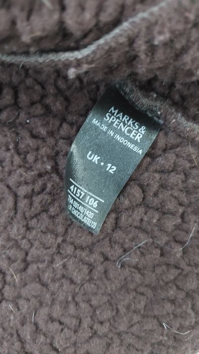 płaszcz, kożuch damski Marks&Spencer r.40