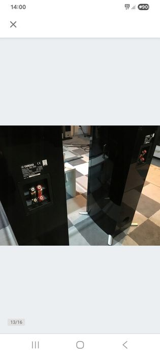 YAMAHA NS-555 PIANOBLACK 2sz kolumn głośnikowych  +wzmacniacz Yamaha
