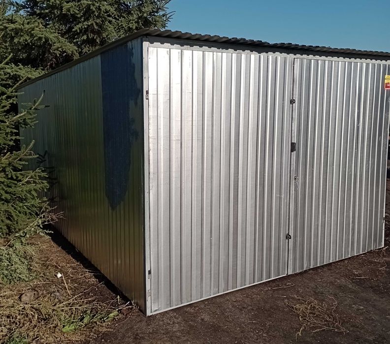 Garaż blaszany 3x5 II gatunek ZGIERZ