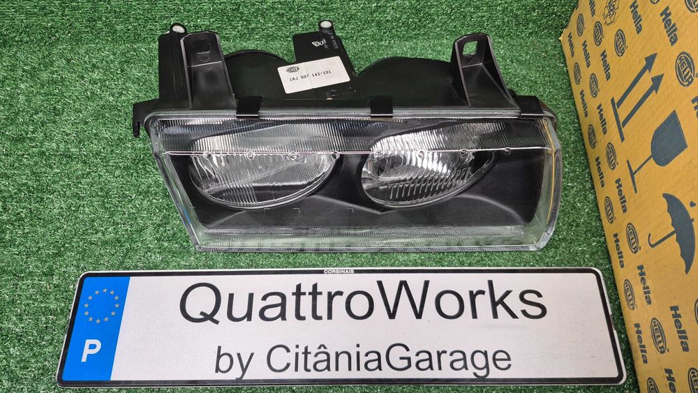 Otica Farol Direito BMW Serie 3 Compact E36 1994 a 2000 Ref. 1AJ007.143101 NOVO HELLA ORIGINAL