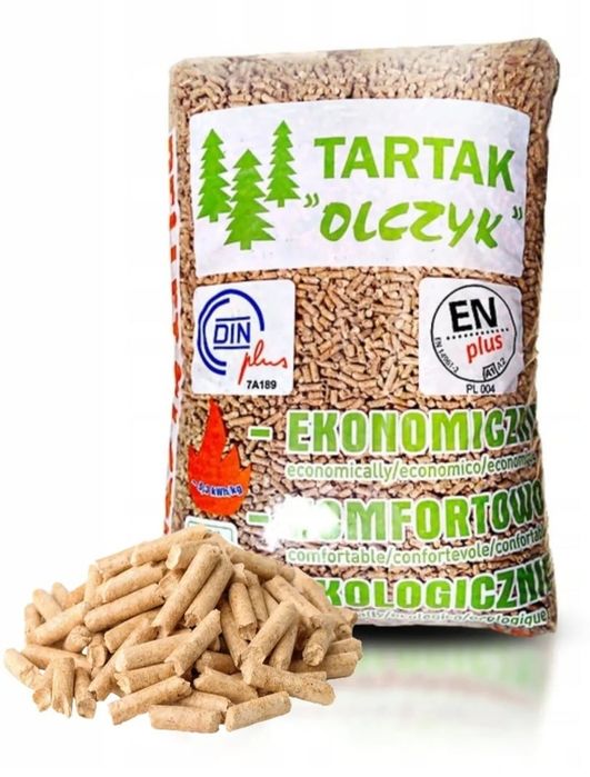 Dostępny - Pellet Olczyk EnPlus A1 DIN 1799zł/t , paleta 1890