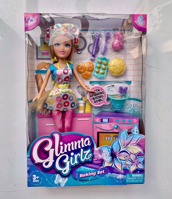 Glimma Girlz lalka kucharka NOWA w oryginalnym opakowaniu.