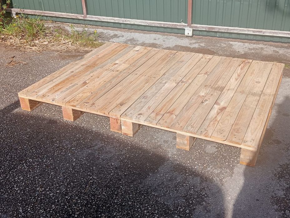 Promoção Paletes Madeira Fechadas c/ HT