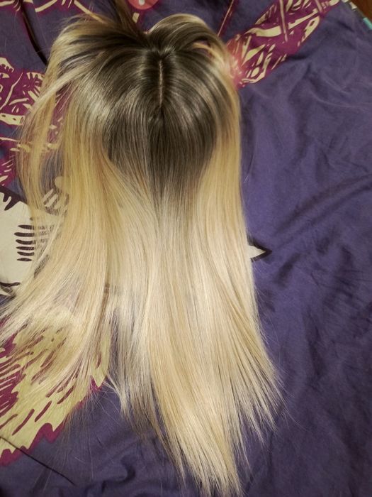 Tupet blond ombre