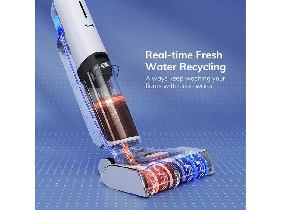 Com garantia até 2028 - ILife W90 Aspirador Vertical em Seco e Húmido