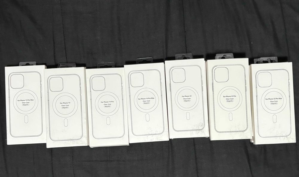 Capa MagSafe Transparente para iPhone (13 Pro Max até 15 Pro Max)