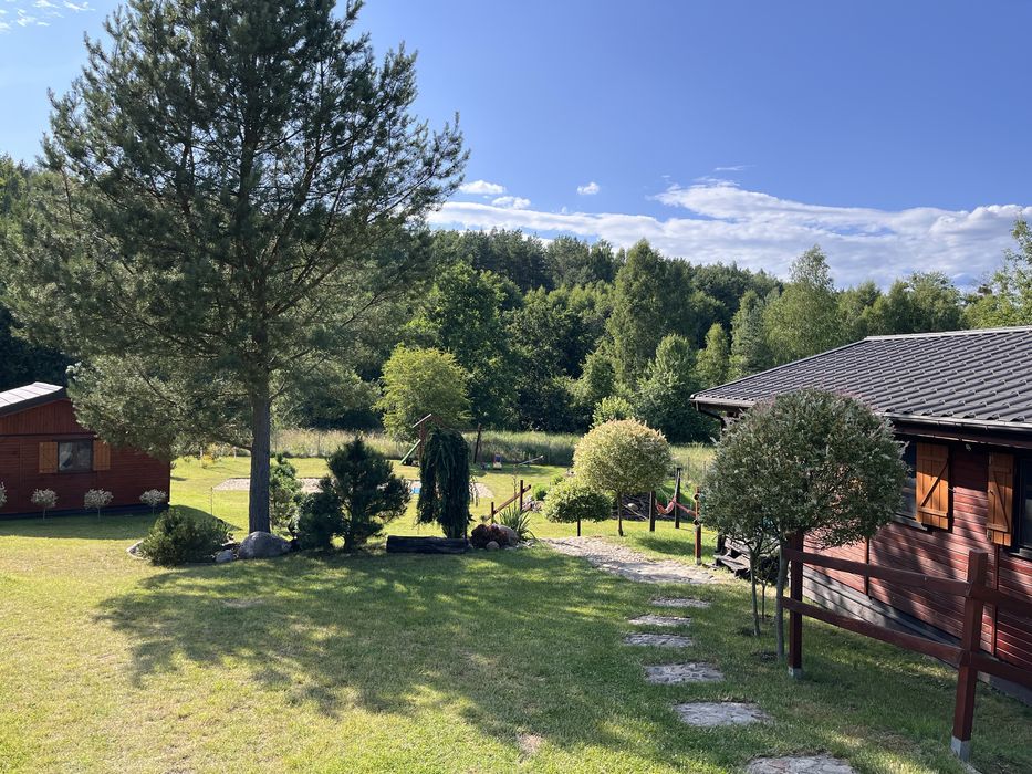 Domki letniskowe przy lesie u „Łastka” Warmia i Mazury