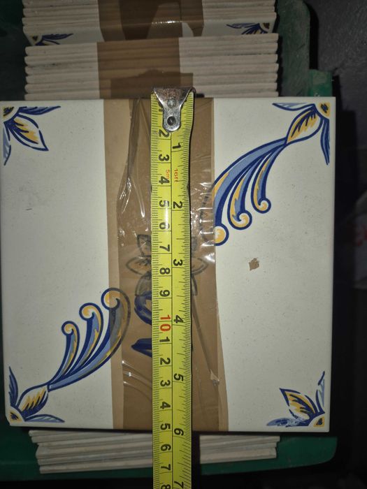 6 Azulejos Decorativos 15x15 cm – Novos (Resto de Stock)