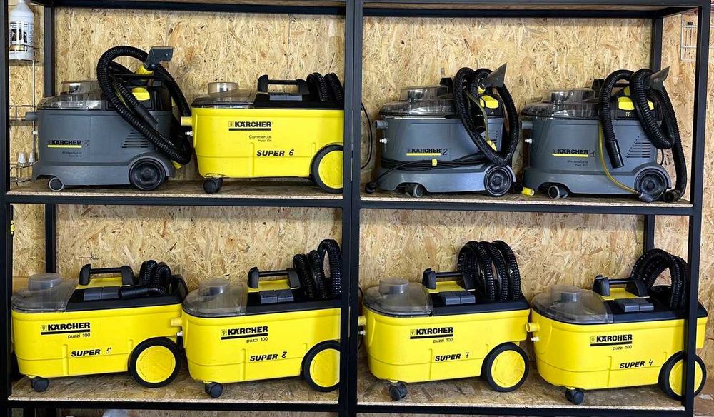 Пароочисники, професійні пилососи для хімчистки Karcher в оренду