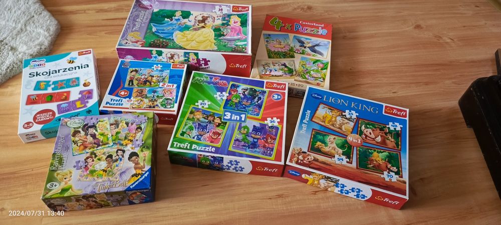 Puzzle i gra edukacyjna wiek 3+