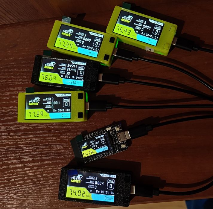 Asic bitcoin NerdMiner v2 mini лотерея майнер біткоін 78 KH Nerd Mine