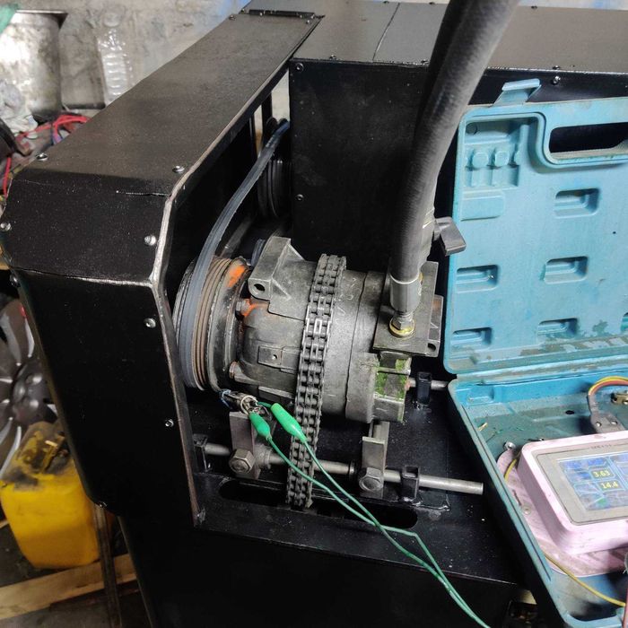 Перевірка компресорів автокондиціонерів на стенді ремонт заправка