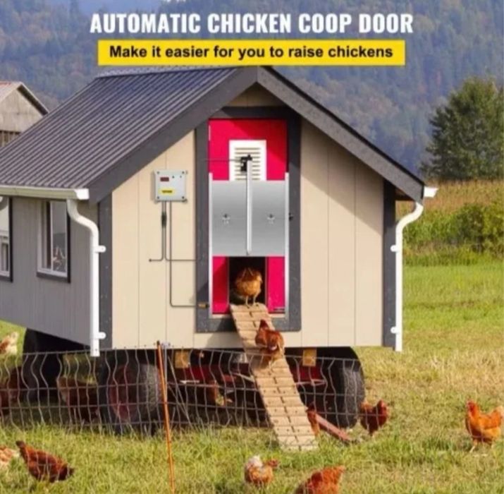 Porta automática para galinheiro VEVOR 30x30cm