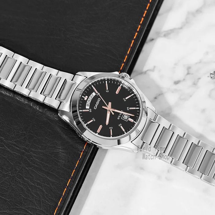 Чоловічий кварцовий годинник Casio MTP-1370 (Enticer) в оригінальній упаковці