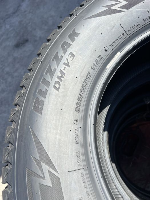 265/65r17 Bridgestone Blizzak Dm-v3  шини зимові комплект нові